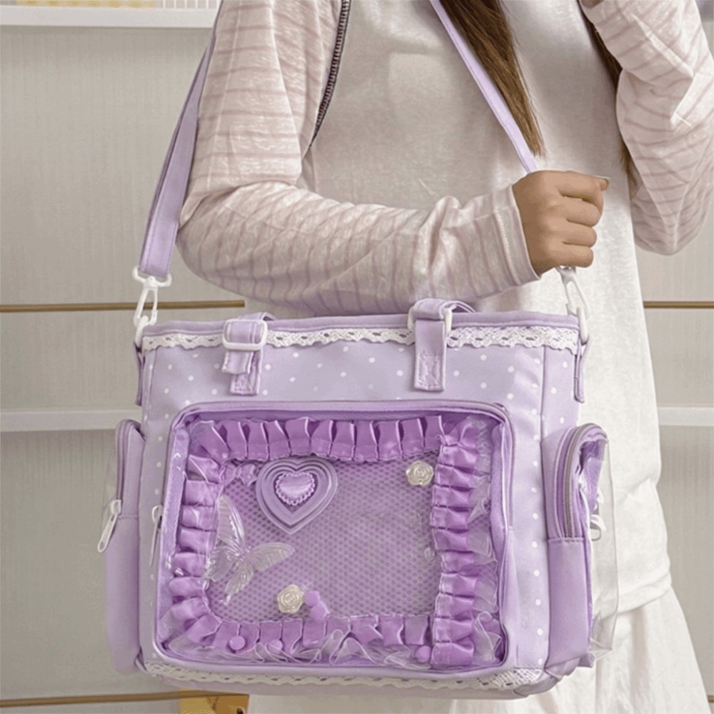 Anime Tote Bag - Bolso Bandolera Estilo Lolita de Ballet,