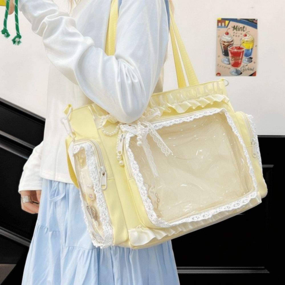 Anime Tote Bag - Bolso Bandolera Transparente Estilo Ballet Lolita