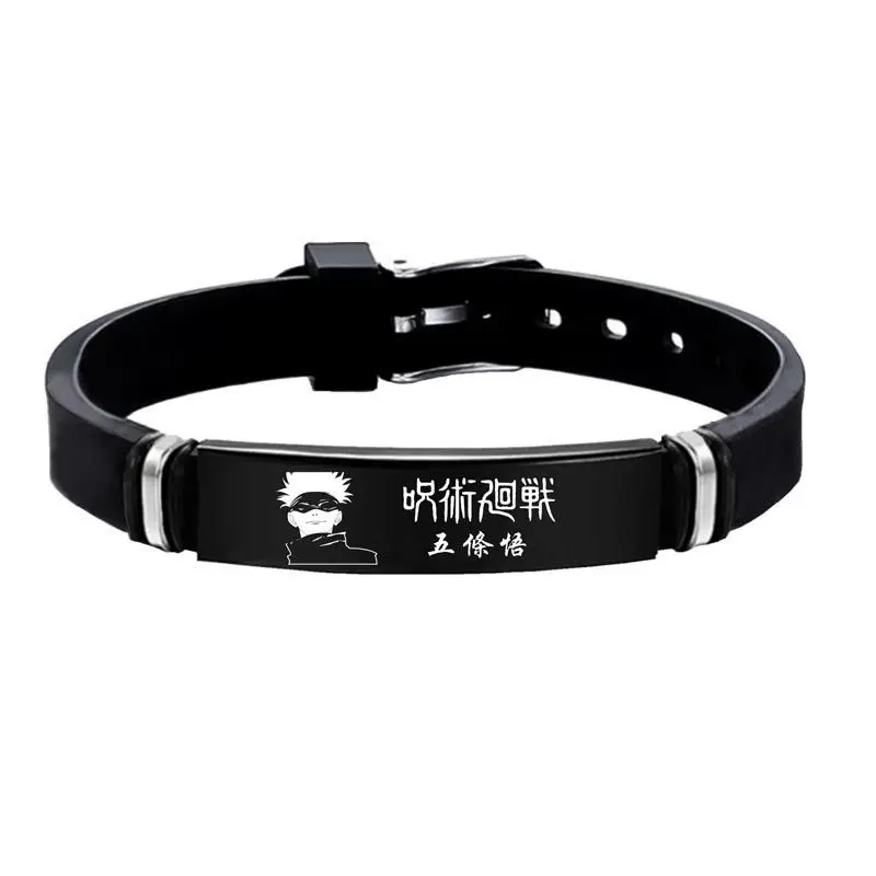 Jjk Anime Merchandise - Pulsera de silicona de Anime JJK,
