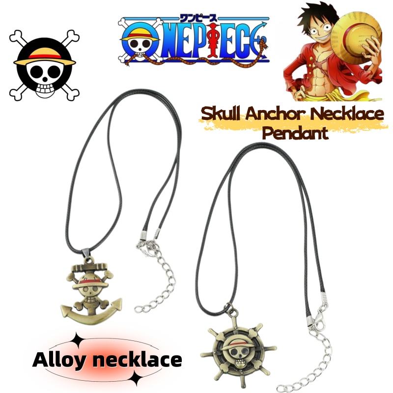 Anime Merchandise Logo - Collar con colgante de One Piece: