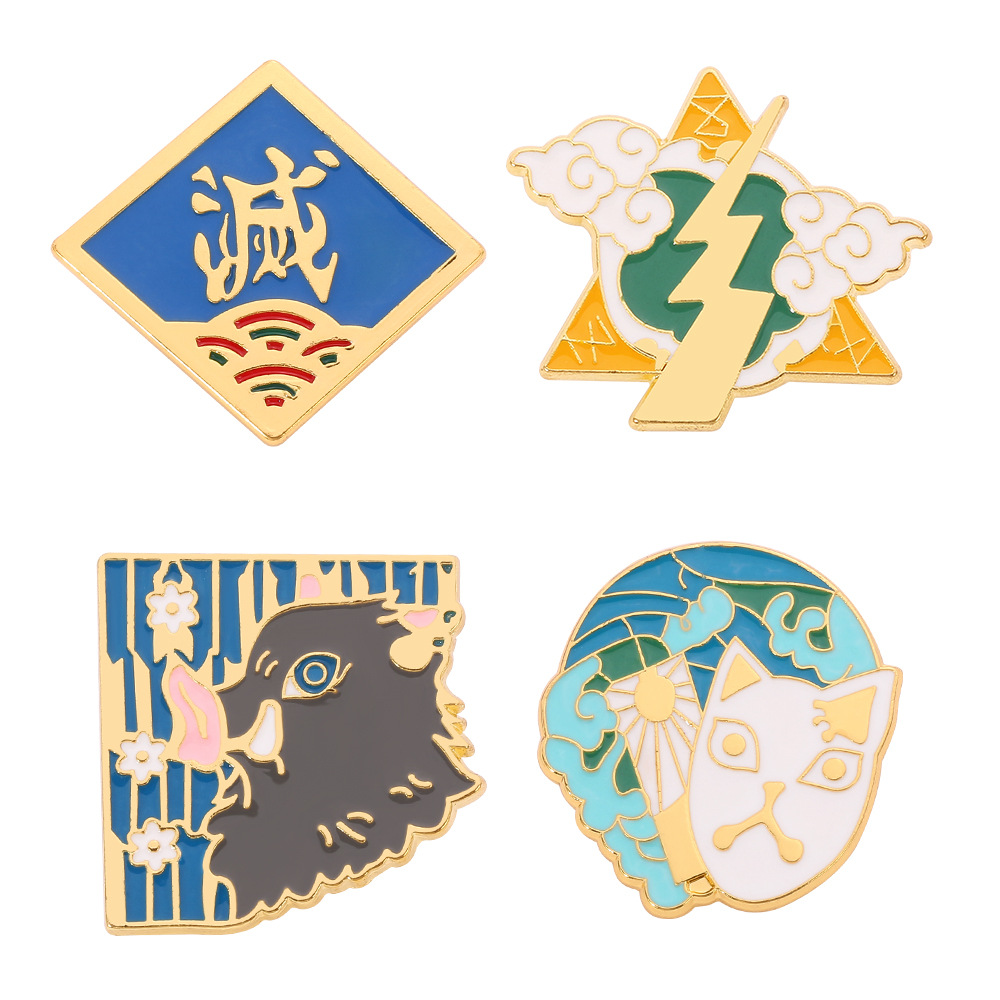 Anime Merchandise Logo - 1 unidad de pin de metal