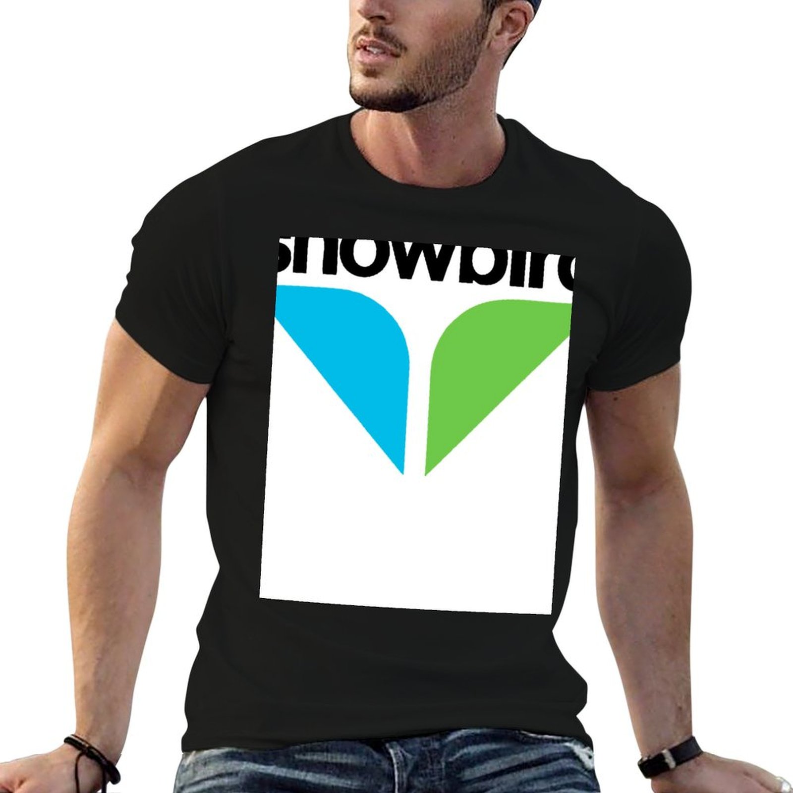 Anime Merchandise Logo - Camiseta con logotipo de Snowbird, camiseta
