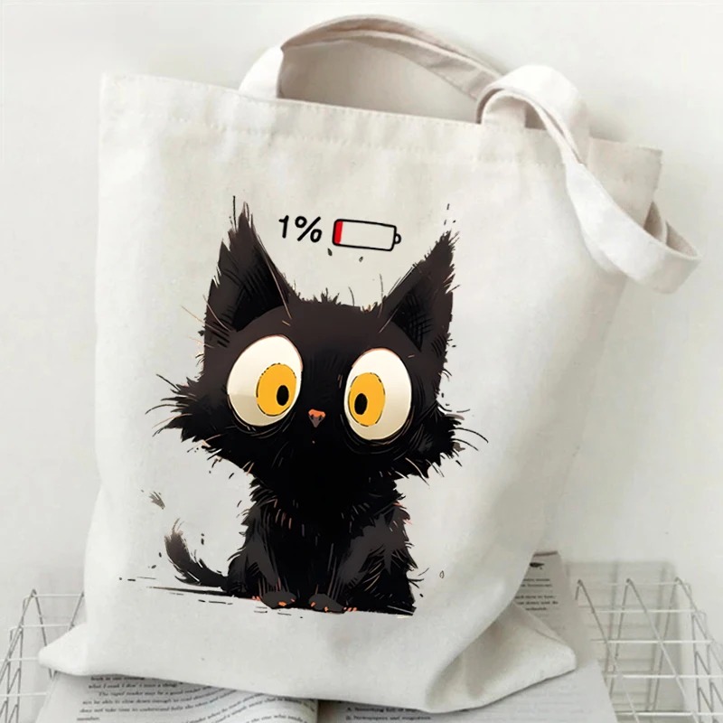 Anime Tote Bag - Bolso de lona con estampado de