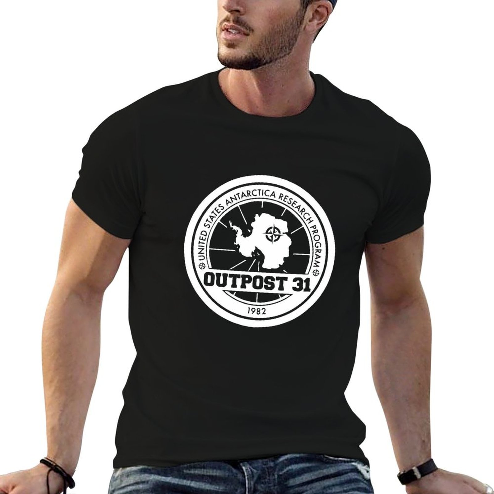 Anime Merchandise Logo - Camiseta con logotipo de Outpost 31,