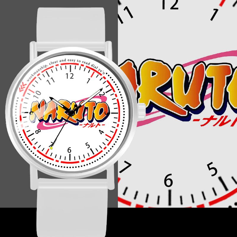 Anime Merchandise Logo - Reloj de pulsera deportivo analógico con