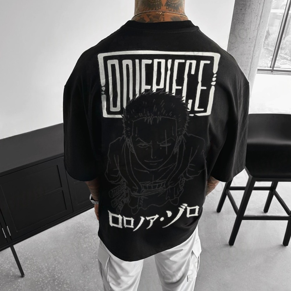 Camiseta de una pieza para hom - Zoro Anime Merchandise reseña y precio
