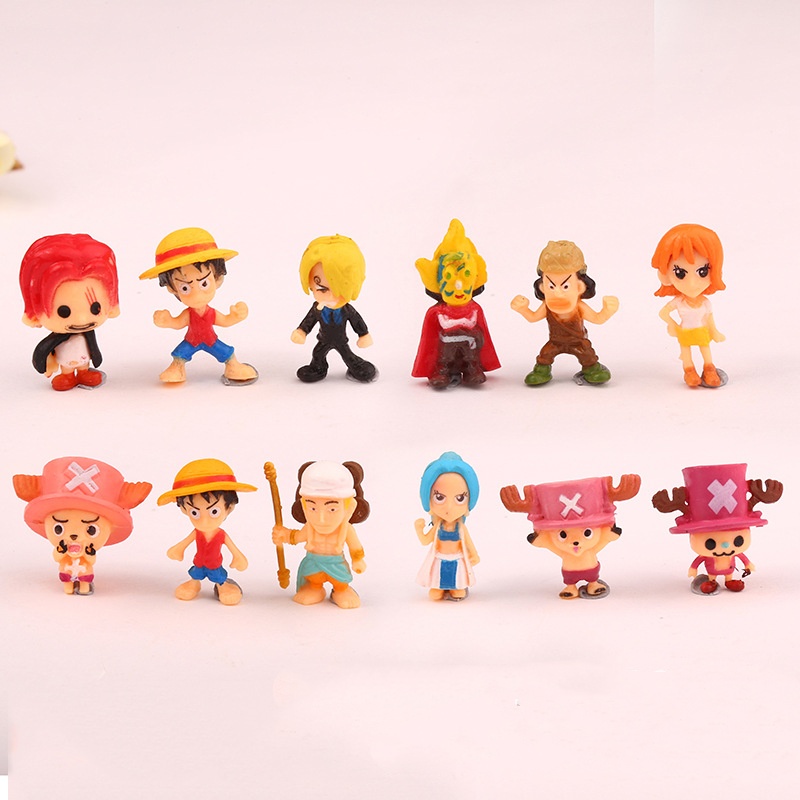 6-12 unids/set mono de una pie - Zoro Anime Merchandise reseña y precio