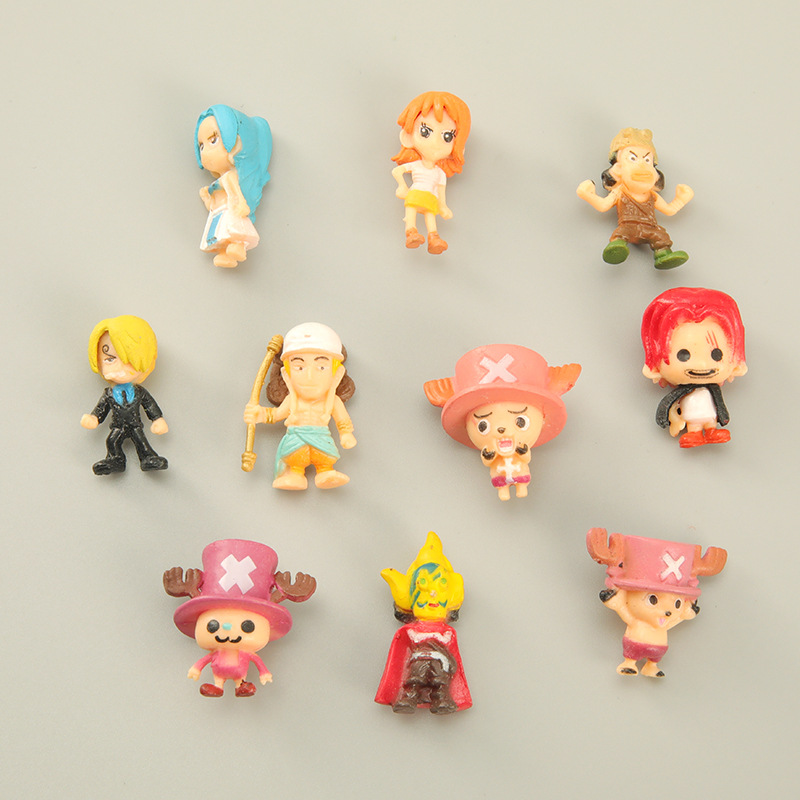 6-12 unids/set mono de una pie - Zoro Anime Merchandise reseña y precio