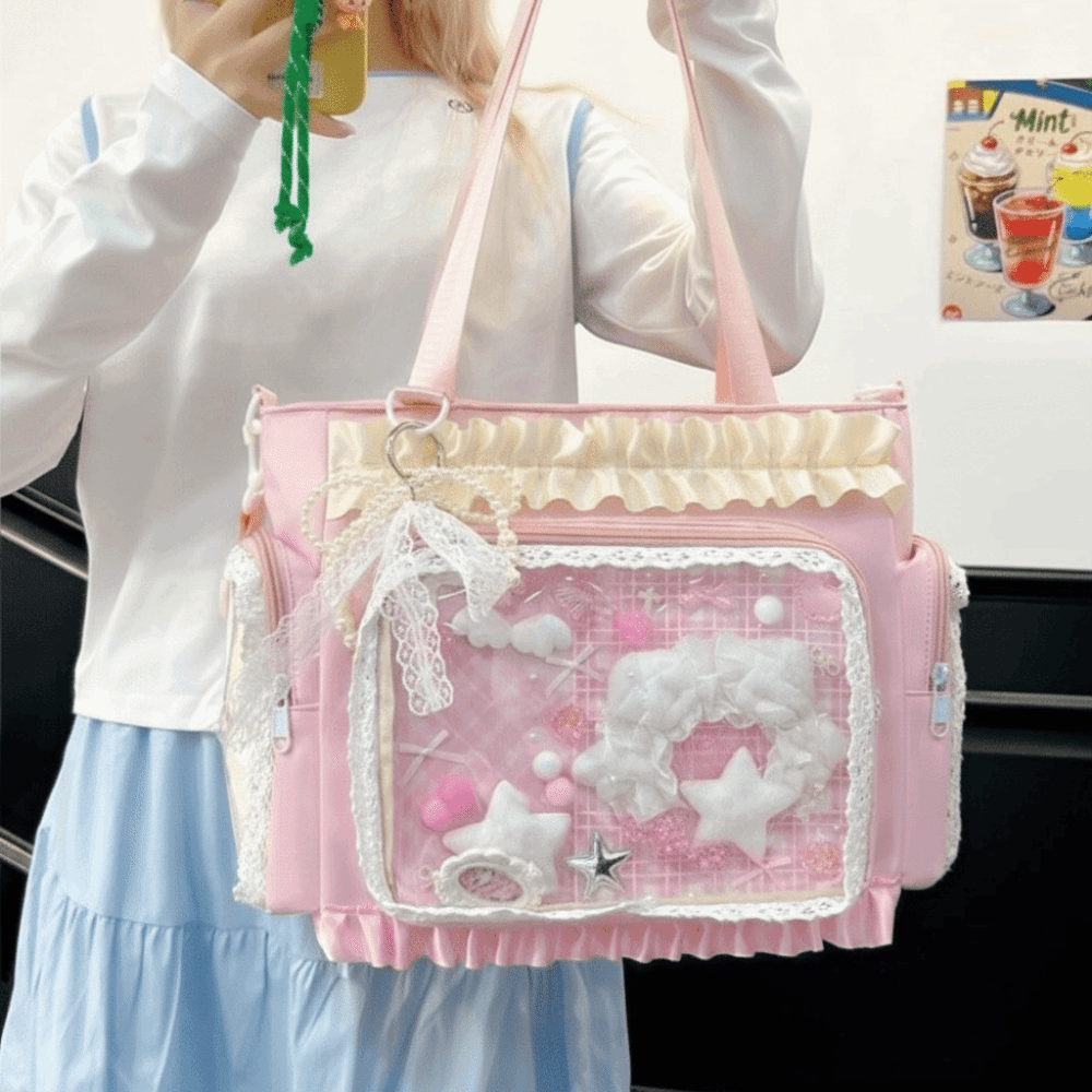 Bolso Bandolera Transparente E - Anime Tote Bag reseña y precio