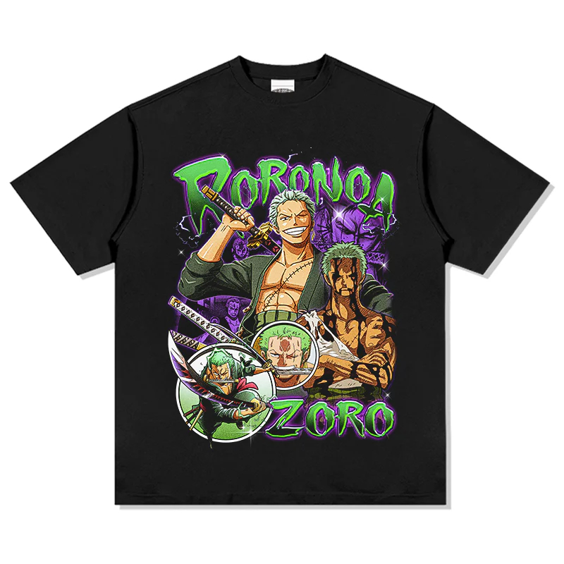 Nueva Camiseta con Estampado d - Zoro Anime Merchandise reseña y precio