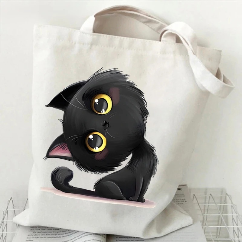 Bolso de lona con estampado de - Anime Tote Bag reseña y precio