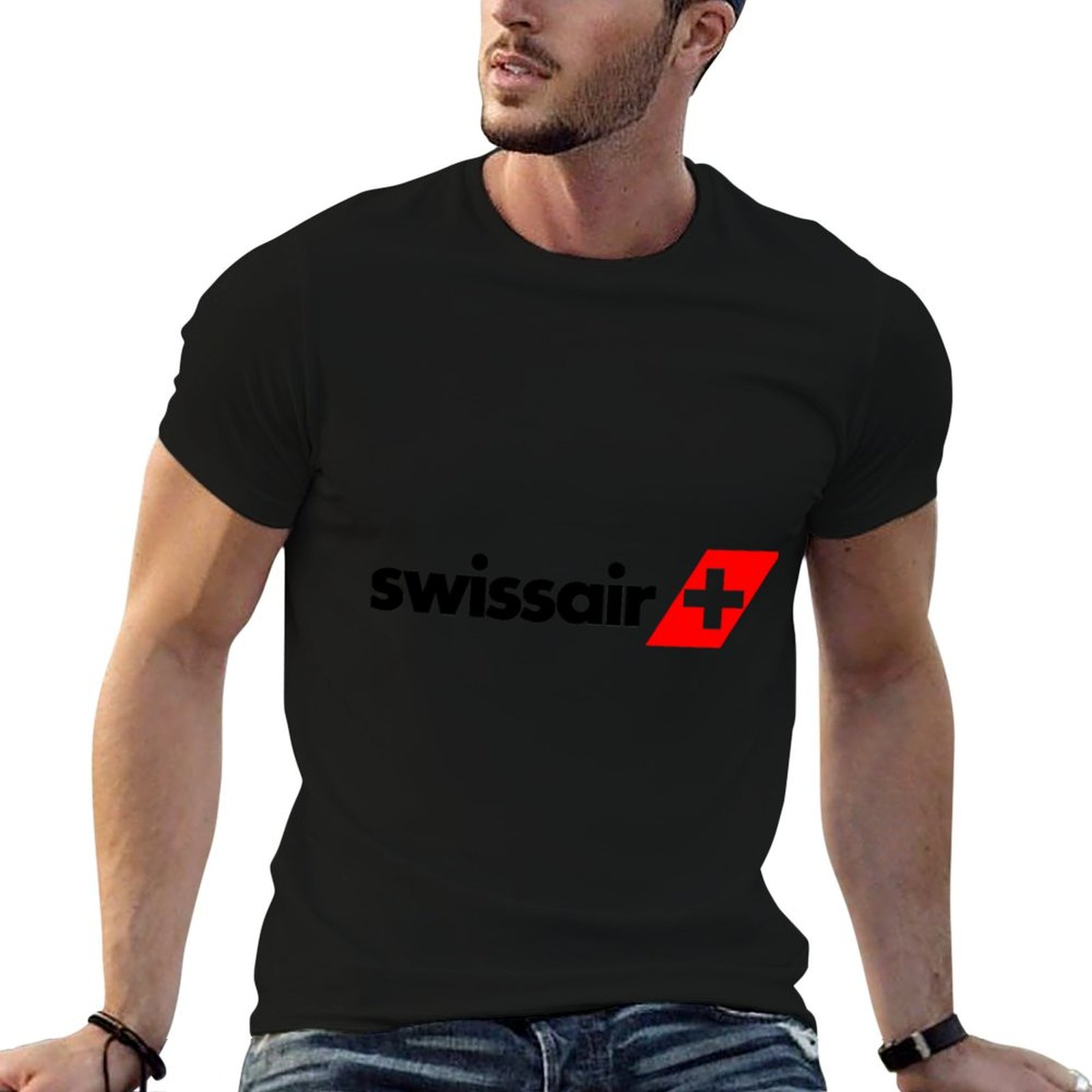 Camiseta con logotipo de Swiss - Anime Merchandise Logo reseña y precio